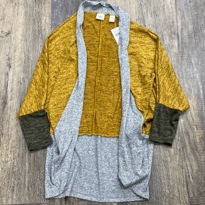 Buckle multi colored cardigan